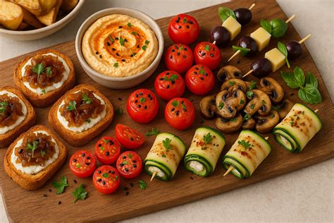 Variedad de tapas sin gluten en una mesa