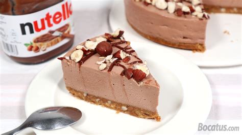 Cheesecake de Nutella y avellanas