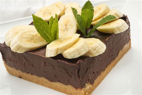 Tarta de plátano y chocolate