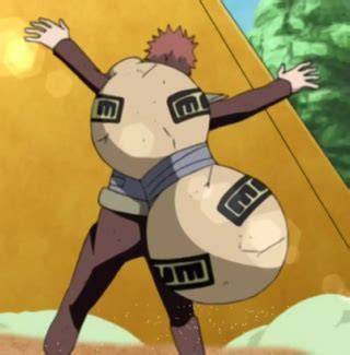 Gaara con su calabaza