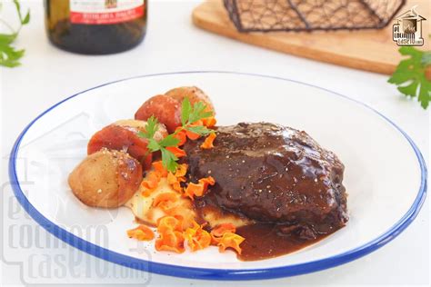 Maridaje de jarrete de ternera con vino tinto