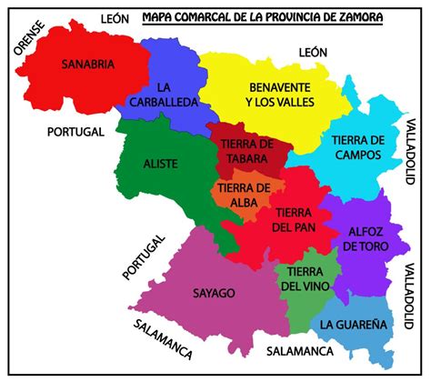 Mapa de la Comarca de Sanabria con puntos de interés gastronómicos