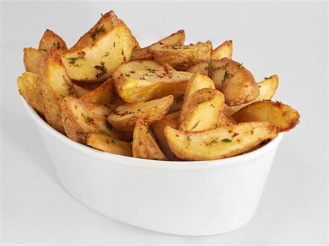 Papas gajo fritas listas para comer