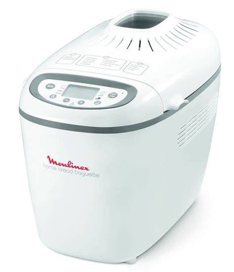 Panificadora Moulinex con diferentes tipos de pan