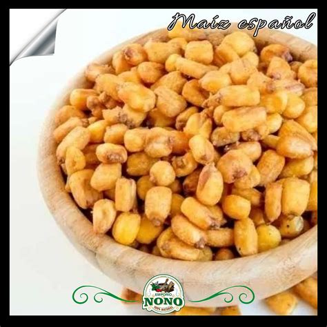 Granos de maíz tostado con especias y limón