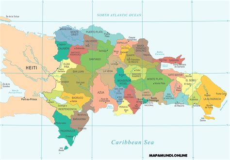 Mapa de la República Dominicana