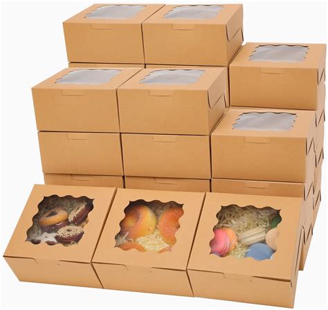 Cajas de cartón kraft para repostería