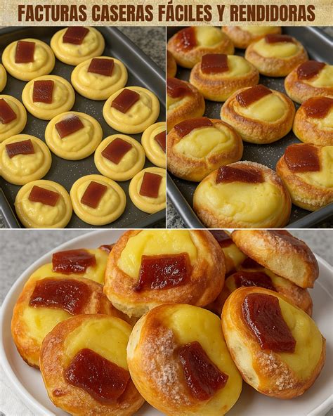 Ingredientes para facturas caseras