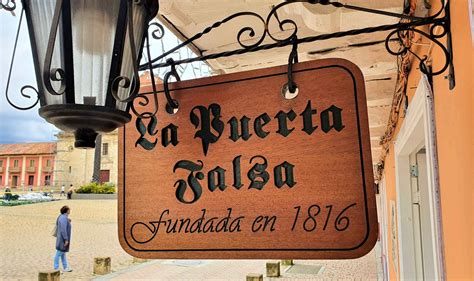 Restaurante La Puerta Falsa en Bogotá