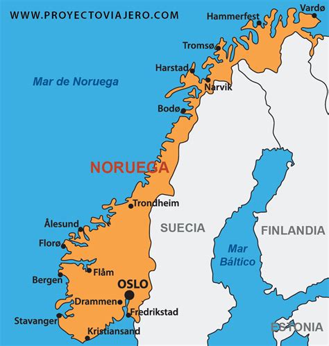 Mapa de Noruega destacando la región de Jarlsberg