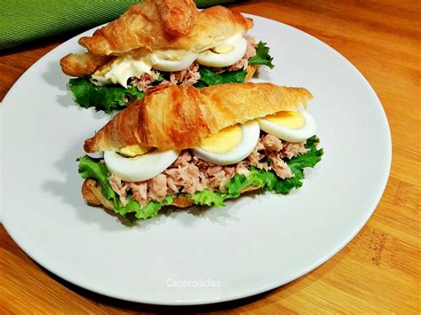 Ingredientes para rellenos de cruasanes salados