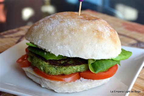 Ingredientes para hamburguesa vegetal de brócoli