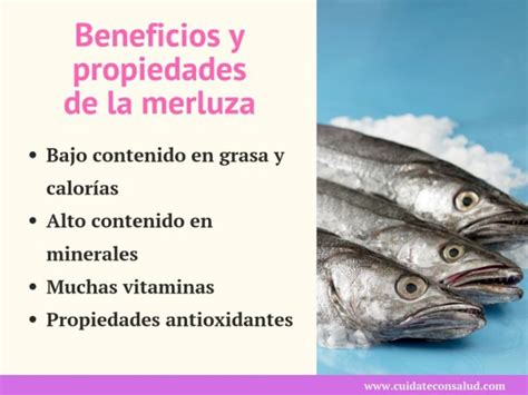 Propiedades nutricionales de la merluza