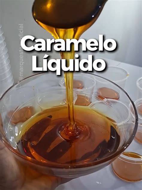 Ingredientes para hacer caramelo líquido