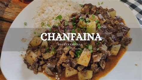 Plato tradicional de chanfaina de Isla Cristina