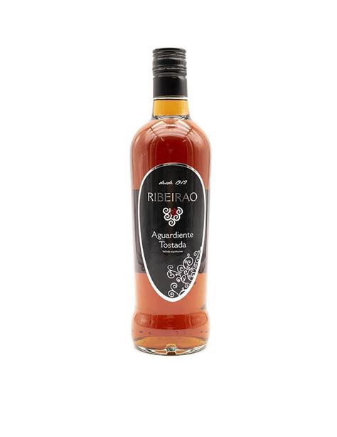 Botella de Aguardiente Tostada Ribeirao
