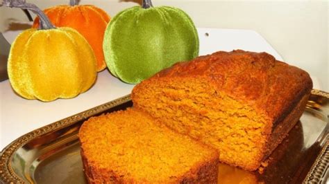 Ingredientes para pan de calabaza