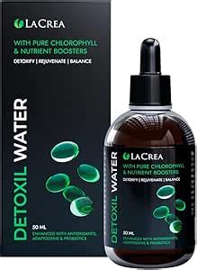 Composición de Detoxil Water con extractos de plantas