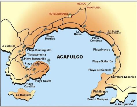 mapa de Acapulco