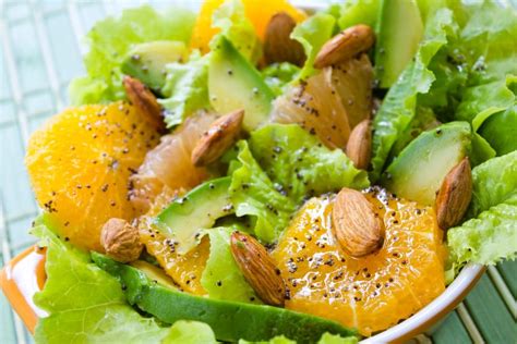 Ensalada de aguacate y naranja