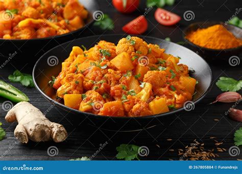 Plato de Aloo Gobi