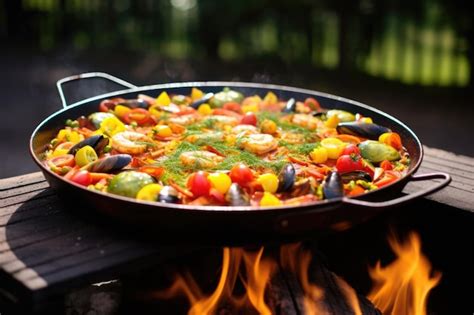 Paella lista para servir
