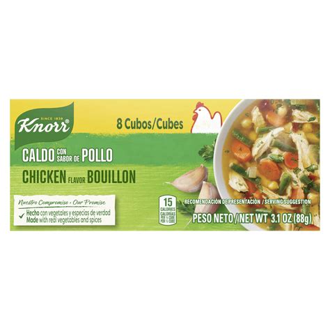 Cubitos de concentrado de caldo de pollo congelados en cápsulas de café.