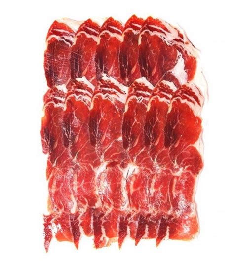 Paleta ibérica loncheada envasada al vacío