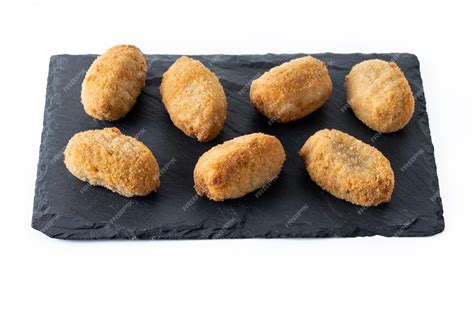 Croquetas caseras recién fritas