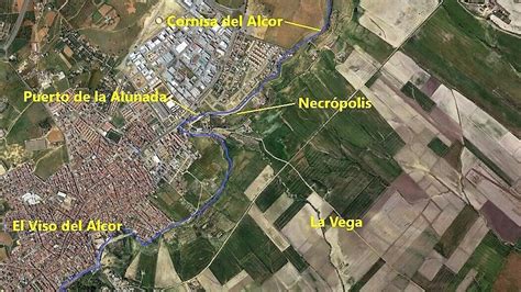 Mapa de El Viso del Alcor con puntos de interés gastronómico