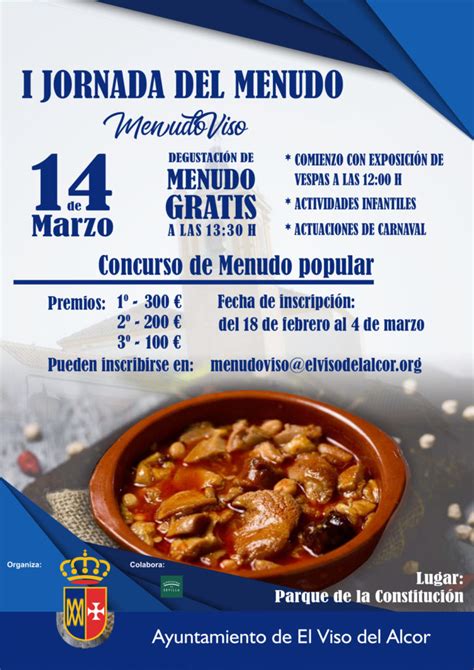 Cartel anunciador de la I Ruta del Menudo del Viso del Alcor