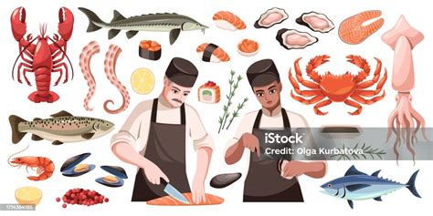 Proceso de cocción de mariscos