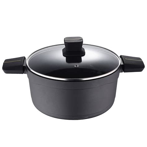 Olla de aluminio fundido con antiadherente