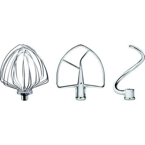 Accesorios de una batidora amasadora