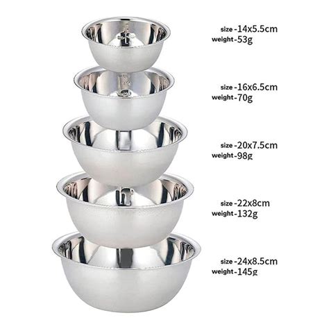 Set de bowls de cocina de diferentes tamaños