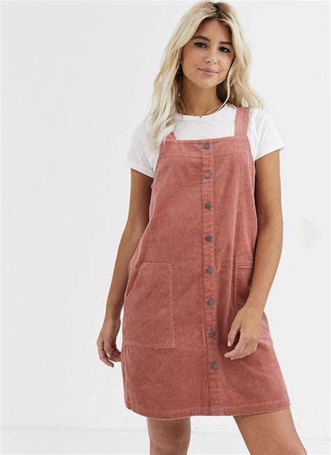 Vestido pichi de pana de H&M