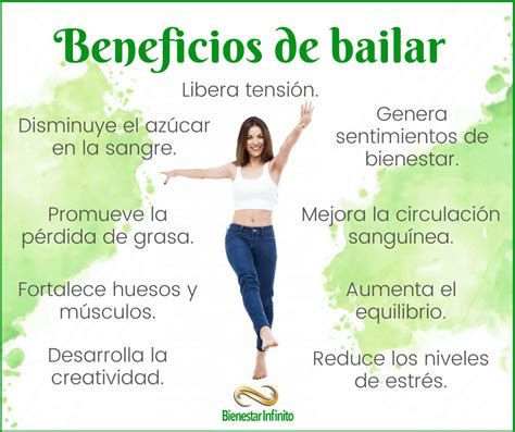 Infografía sobre los beneficios de bailar salsa
