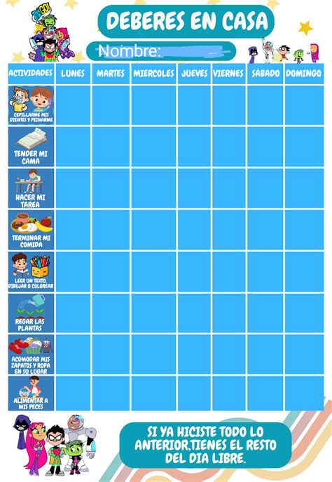Tabla de cuidados para disfraces