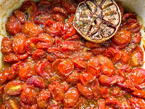 tomates cherry con ingredientes