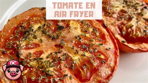 tomates gratinados en freidora de aire