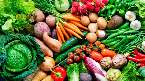 Variedad de vegetales frescos para pasta