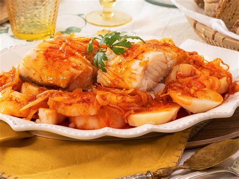 Ingredientes para bacalao a la gallega