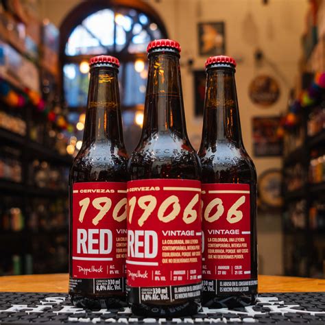 Botella de Cerveza 1906 Red Vintage
