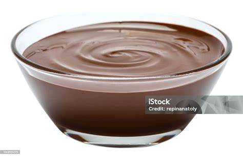 Tazón con chocolate derretido