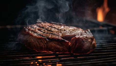 Patrón de parrilla en un filete