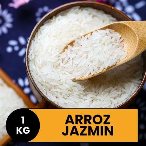 Granos de arroz jazmín secos