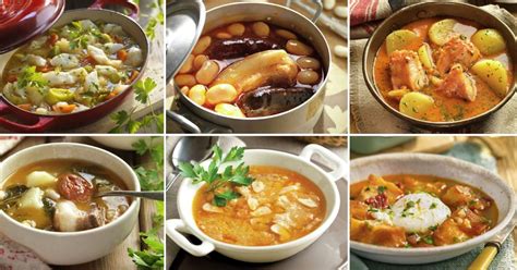 Variedad de pucheros españoles