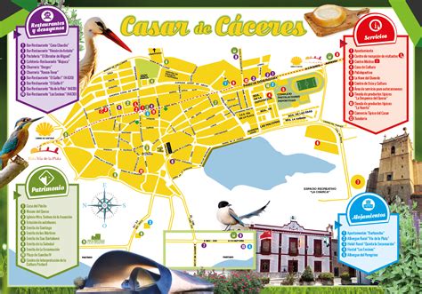 Mapa de Casar de Cáceres, mostrando la ubicación aproximada de la Calle Pizarro