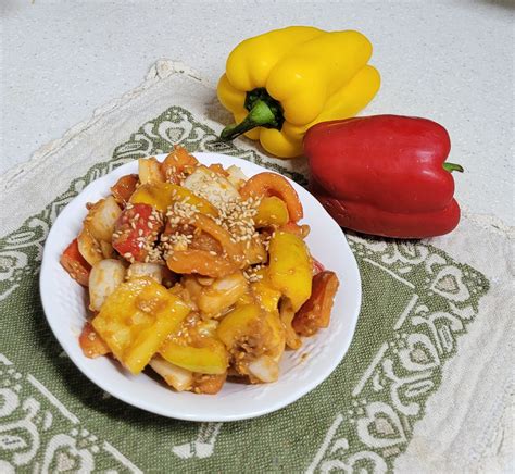 Huevos salteados con pasta de soja fermentada