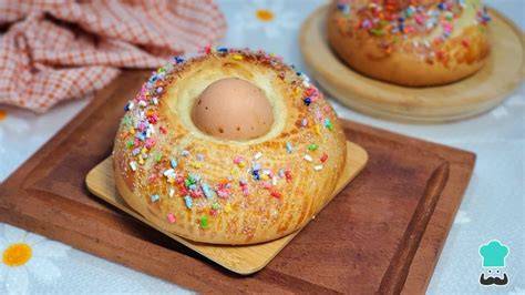 Masa de Mona de Pascua después del primer levado
